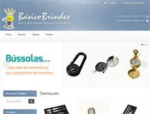 Tablet Screenshot of basicobrindes.com.br